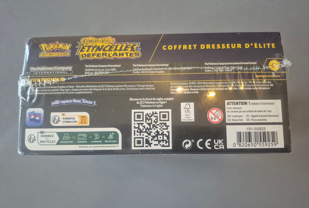 ETB EV8 - Pokémon - Coffret dresseur d'élite Étincelles Déferlantes