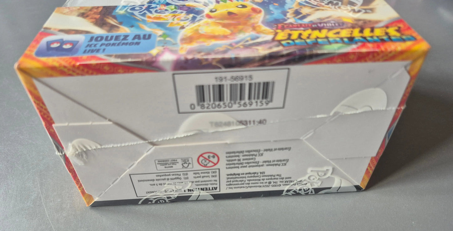 Pokémon – Display Étincelles Déferlantes EV8 – Boite de 36 boosters – FR The Pokémon Compagny