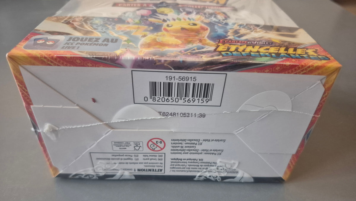 Display Pokémon Étincelles Déferlantes EV8 – Boîte 36 boosters FR
