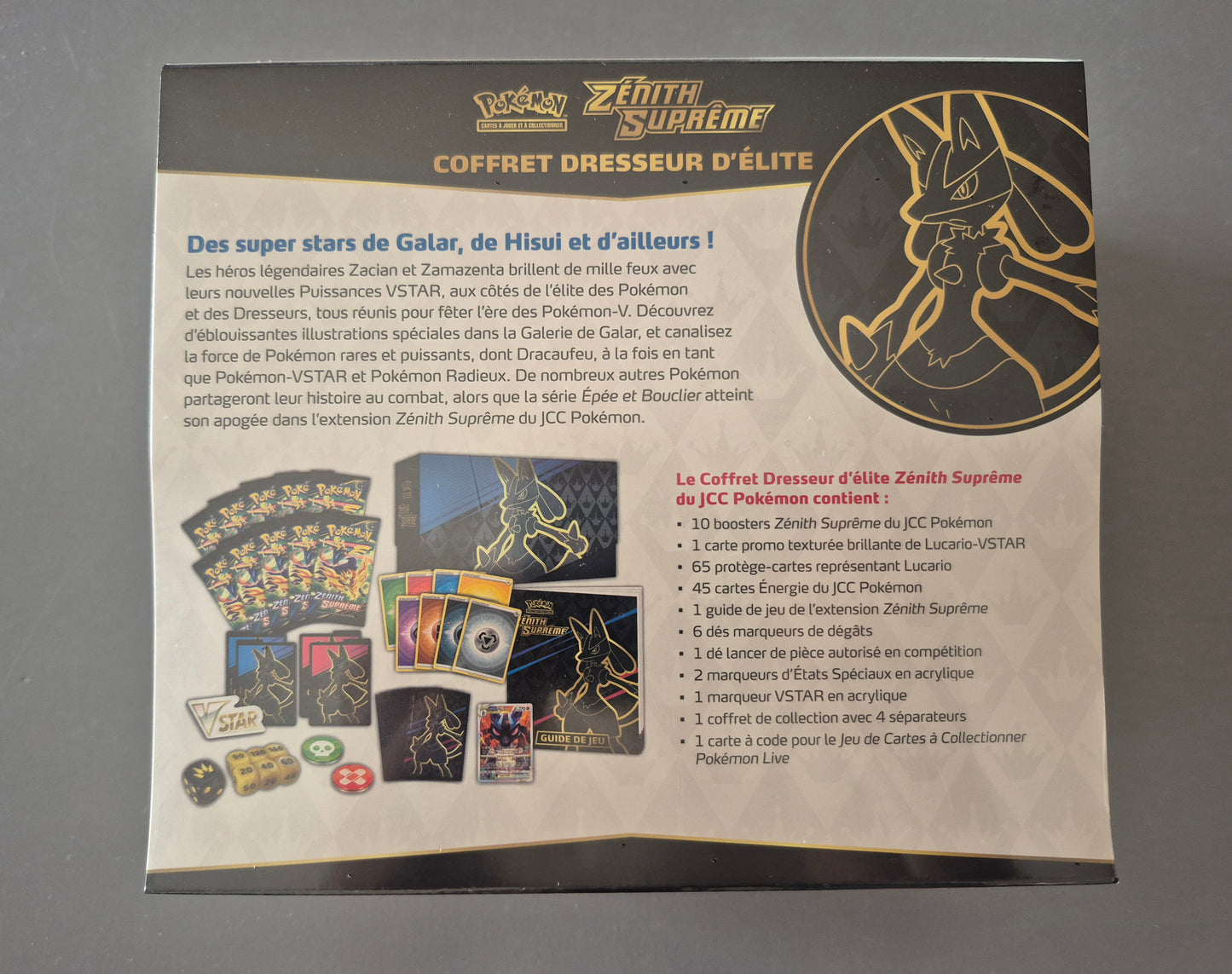 ETB EB12.5 - Pokémon - Coffret dresseur d'élite Zénith Suprême