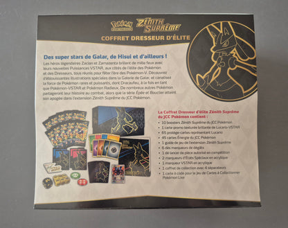 ETB EB12.5 - Pokémon - Coffret dresseur d'élite Zénith Suprême