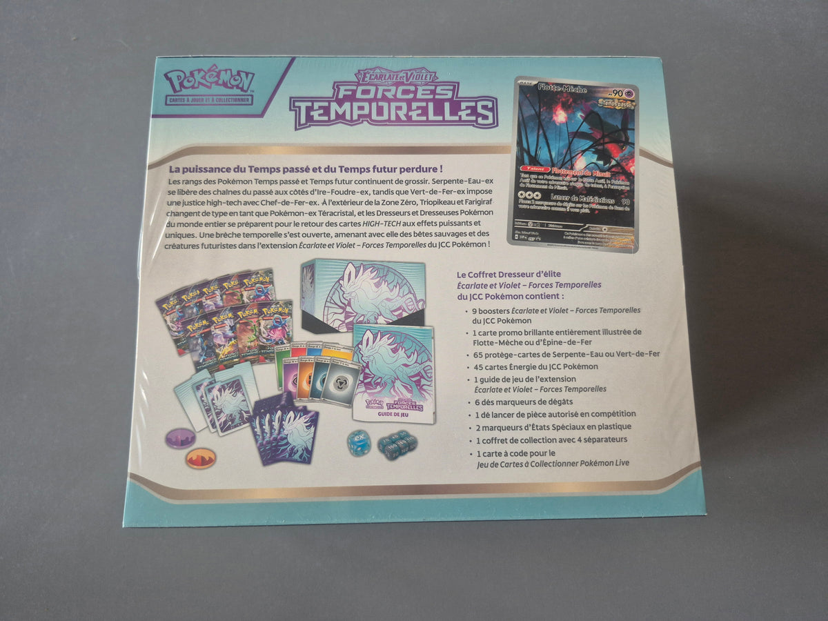 Coffret Dresseur Élite Pokémon Forces Temporelles EV5 Serpente-Eau – FR
