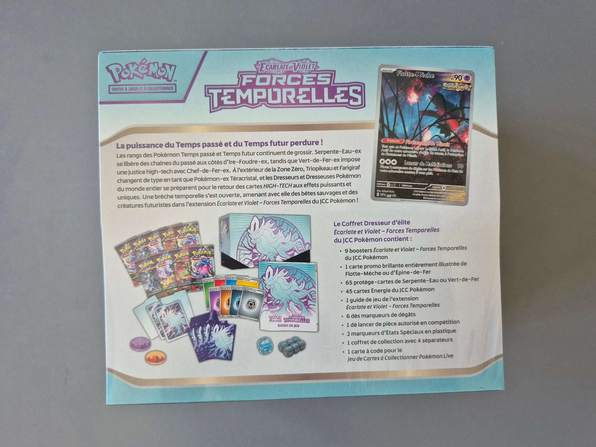 Pokémon – Coffret Dresseur D'Elite - Forces Temporelles EV5 - Serpente-Eau - FR The Pokémon Compagny