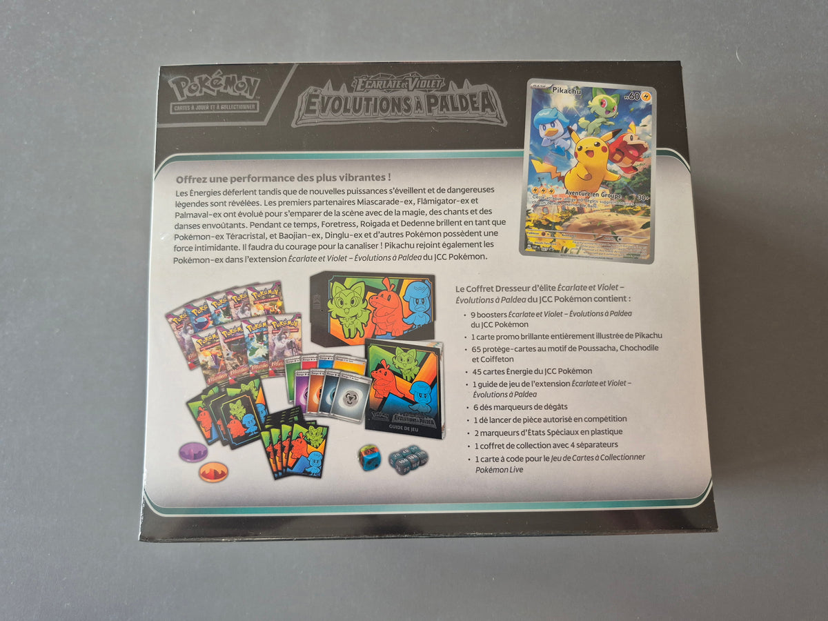 ETB EV02 - Coffret Dresseur d'Élite Pokémon Evolutions à Paldéa – FR