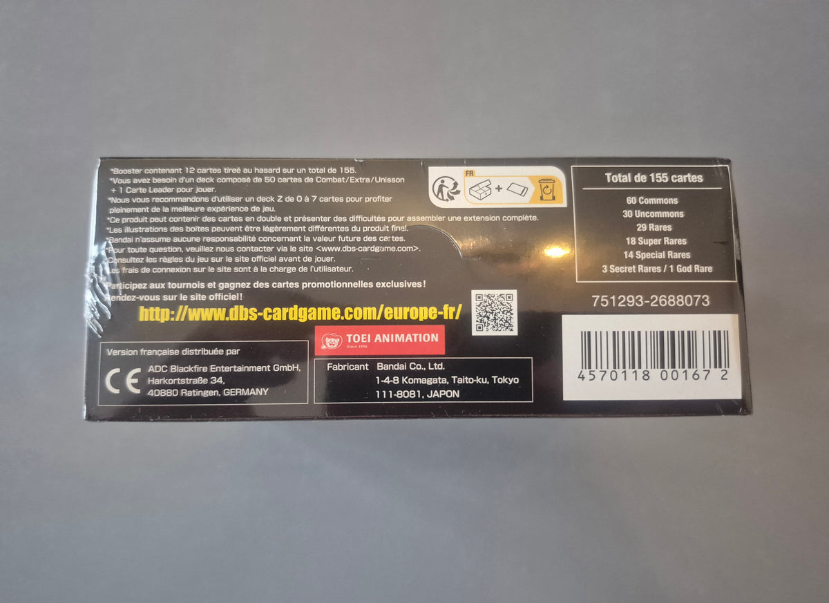 Display Dragon Ball Super Masters B22 Critical Blow – 24 boosters FR