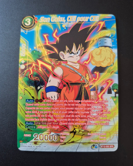 Dragon Ball - Son Goku, Œil pour œil SPR (BT12-005)