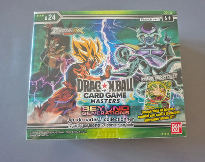 Dragon Ball Super Masters - Display de 24 boosters B24 Beyond Generations - FR Bandai