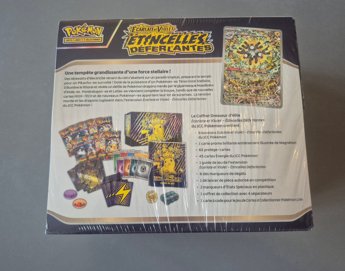 ETB EV8 - Pokémon - Coffret dresseur d'élite Étincelles Déferlantes