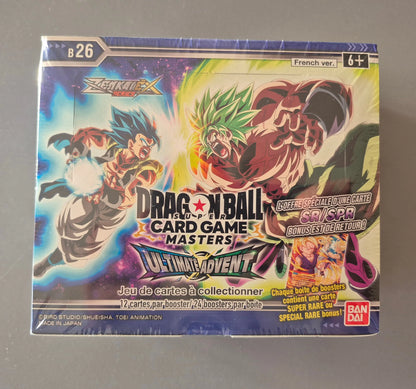 Dragon Ball Super Masters - Display de 24 boosters B26 - Ultimate Advent - FR Bandai