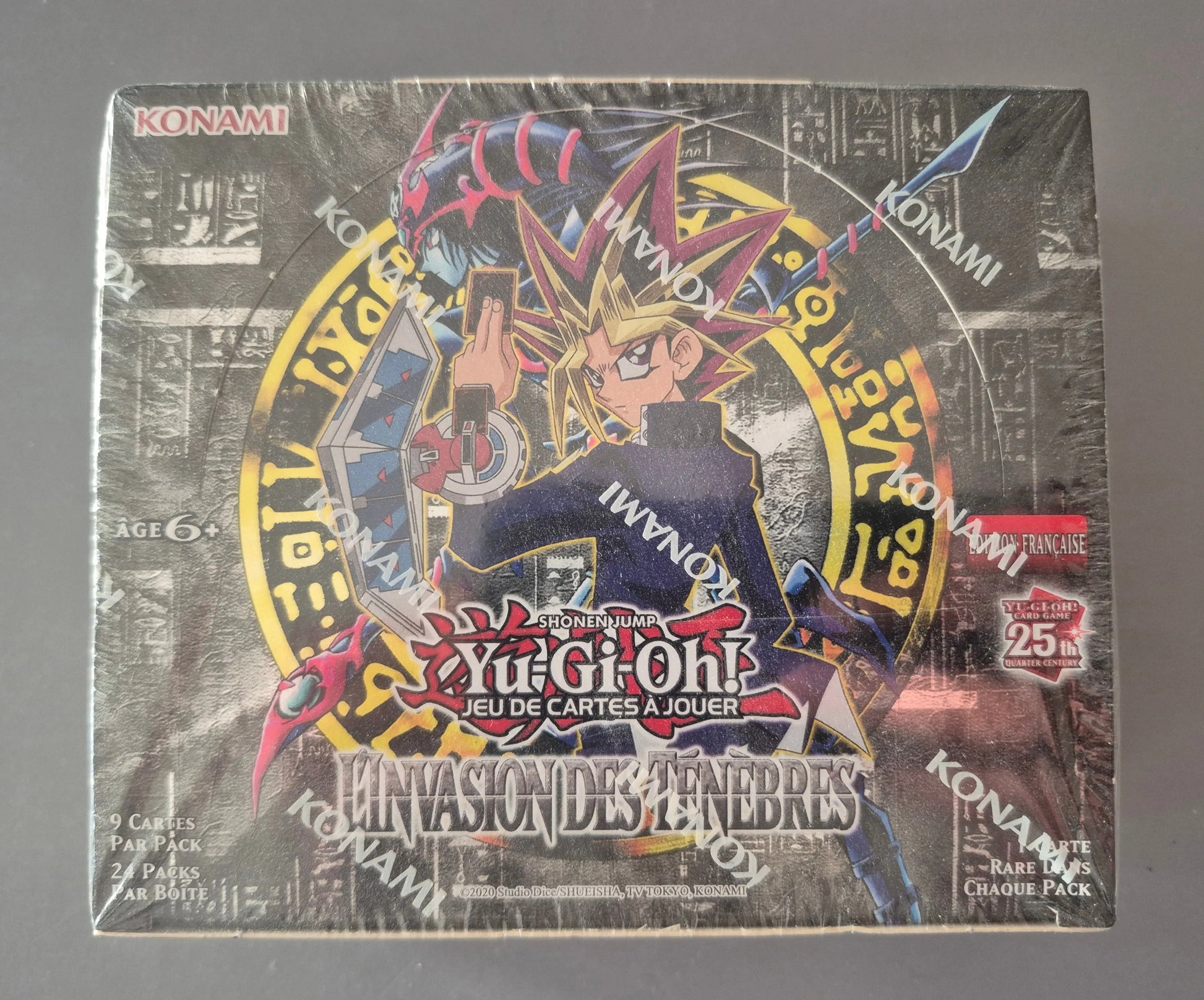 Display Yu-Gi-Oh! L'Invasion des Ténèbres - 25ème anniversaire - FR Konami