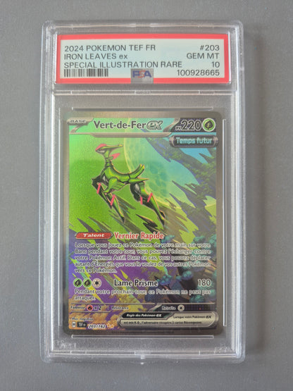 Pokémon - Carte gradée PSA 10 - Vert-de-fer ex 203