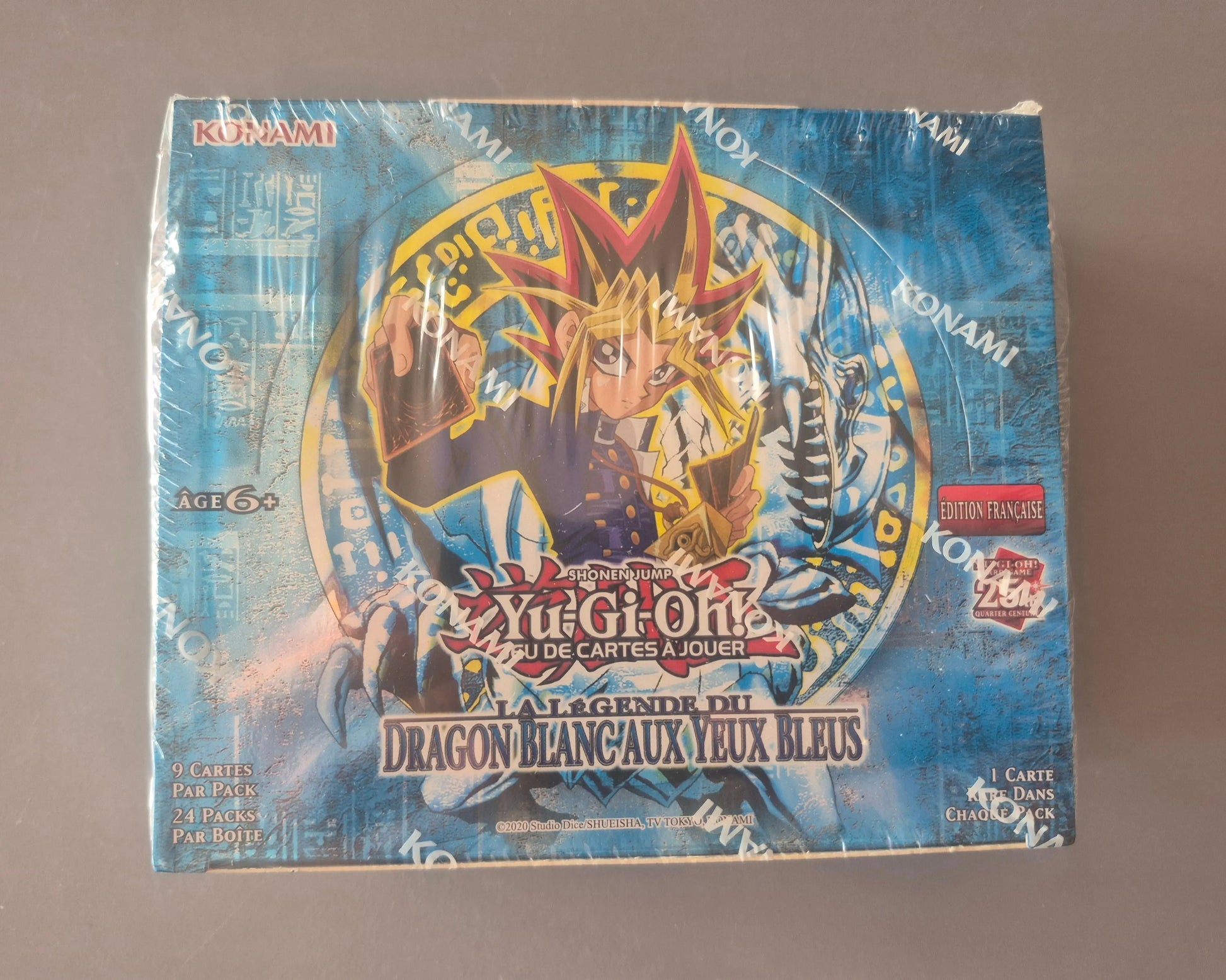 Display Yu-Gi-Oh! La Légende du Dragon Blanc aux Yeux Bleus - 25ème anniversaire - FR Konami