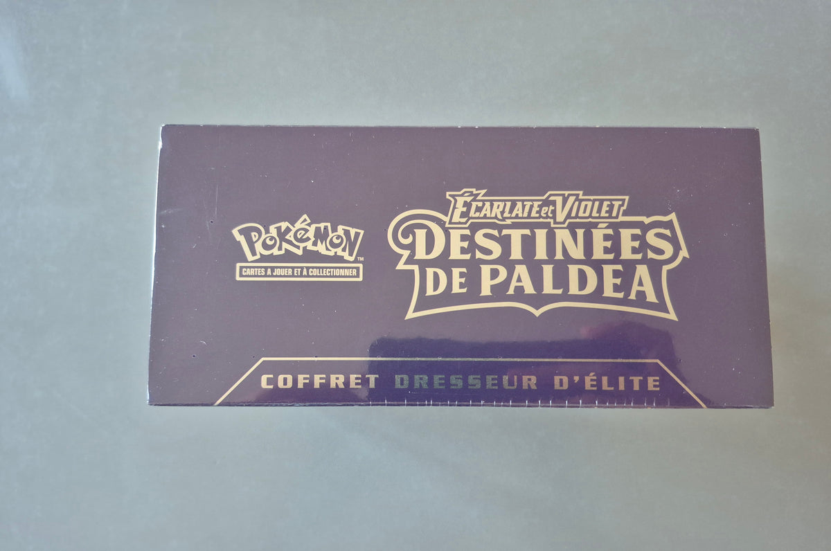 ETB EV4.5- Coffret Dresseur d'Élite Pokémon Destinées de Paldéa  – FR