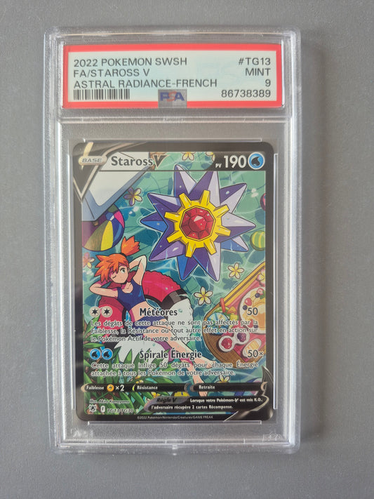 Pokémon - Carte gradée PSA 9 - Staross V