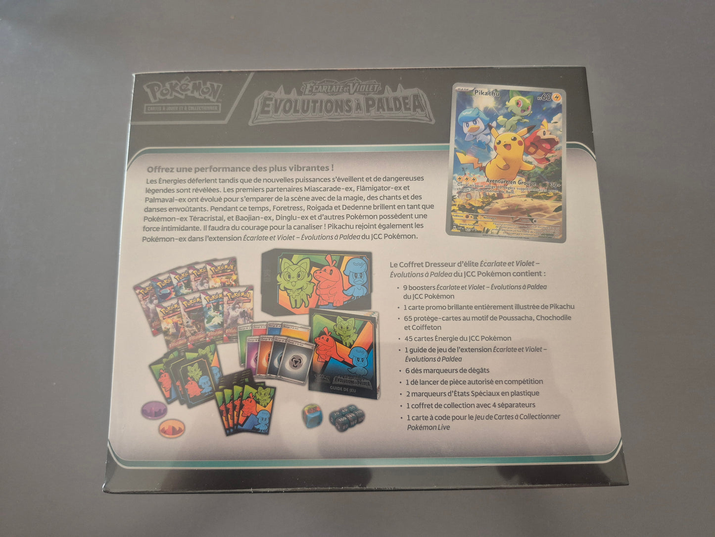 ETB EV02 - Coffret Dresseur Élite Pokémon Evolutions à Paldéa – FR