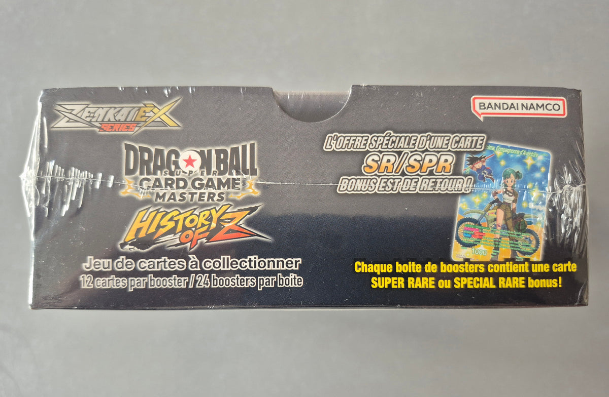 Display Dragon Ball Super Masters B27 History of Z – 24 boosters FR