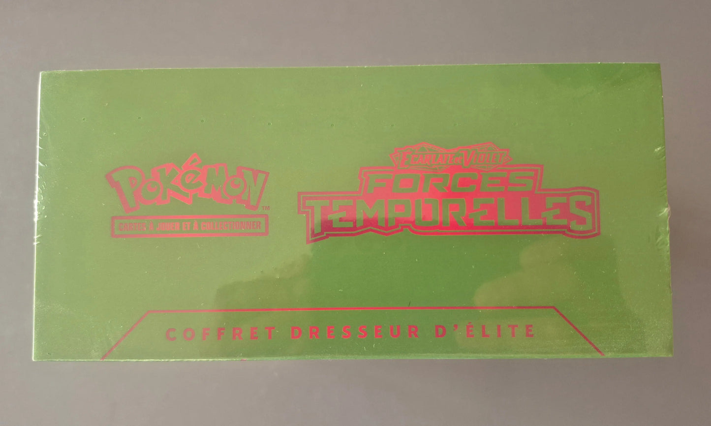 Pokémon – Coffret Dresseur D'Elite - Forces Temporelles EV5 - Vert-de-Fer - FR The Pokémon Compagny