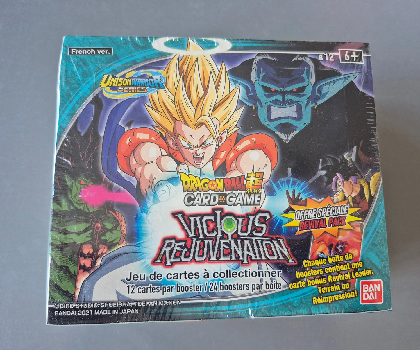 Dragon Ball Super Masters - Display de 24 boosters B12 Vicious Rejuvenation - FR Bandai