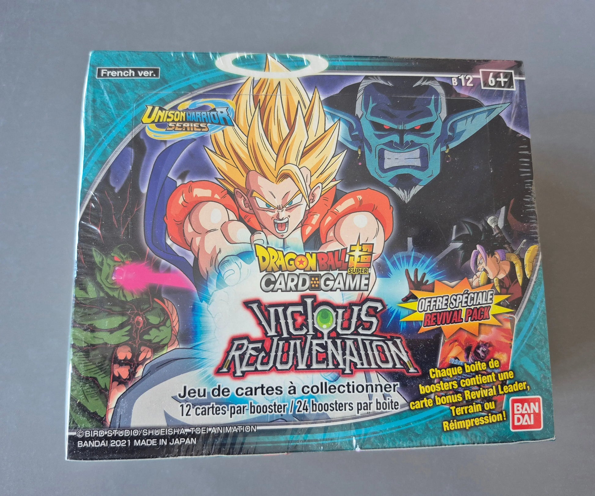 Dragon Ball Super Masters - Display de 24 boosters B12 Vicious Rejuvenation - FR Bandai