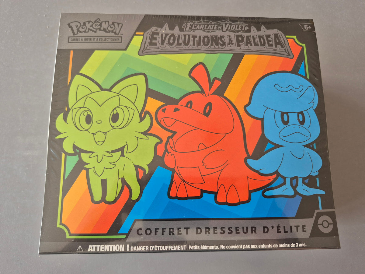 ETB EV02 - Coffret Dresseur d'Élite Pokémon Evolutions à Paldéa – FR