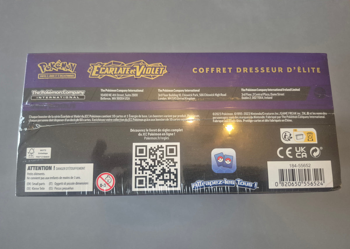 ETB EV1 - Coffret Dresseur d'Élite Pokémon Écarlate et Violet Miraidon – FR