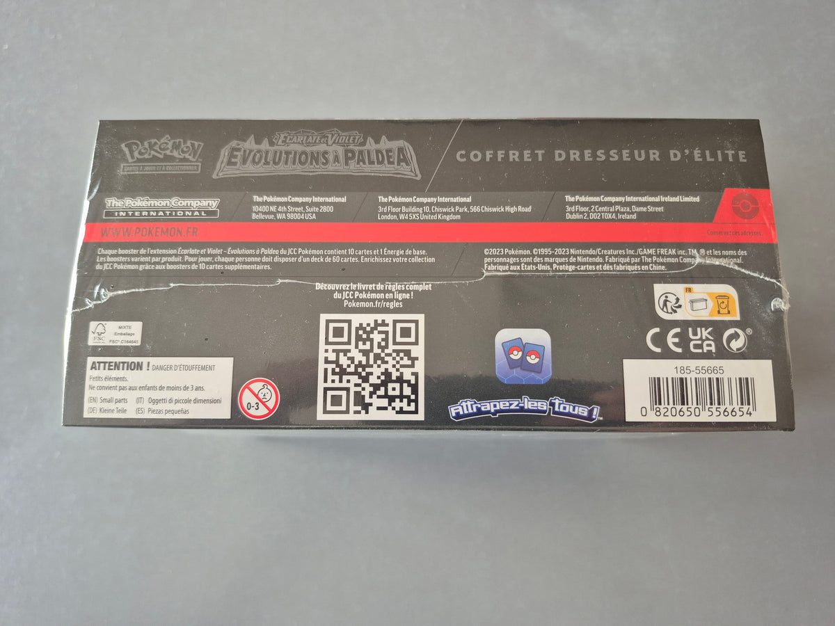 ETB EV02 - Coffret Dresseur d'Élite Pokémon Evolutions à Paldéa – FR