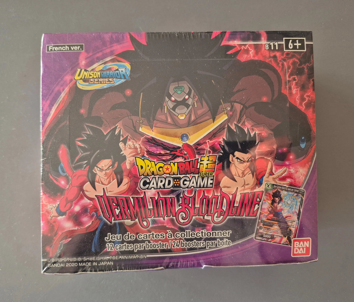 Dragon Ball Super Masters - Display de 24 boosters B11 Vermilion Bloodline - FR Bandai